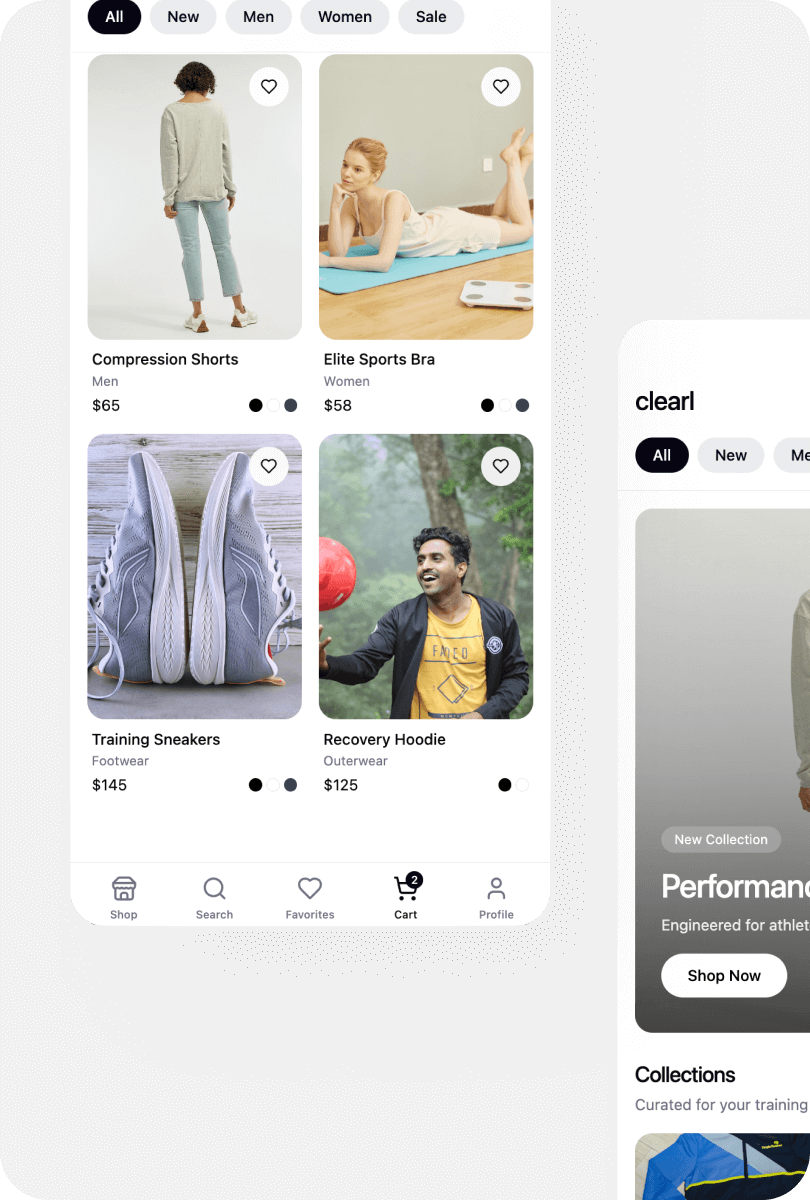 e-Commerce mobile apps